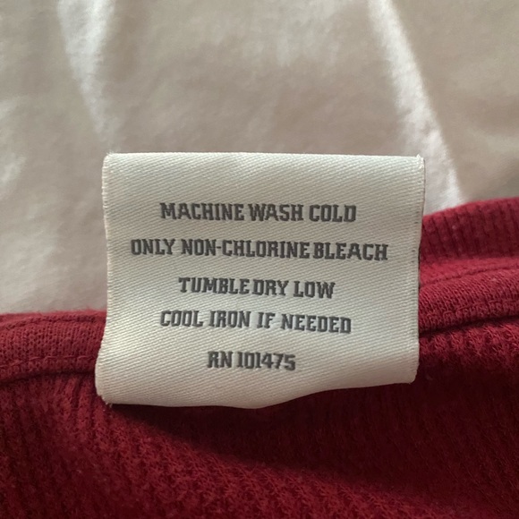 Nantucket’s holistic farm Bartlett’s Farm Nantucket waffle long sleeve shirt. - Picture 6 of 7